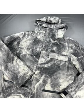 Burton Encore Jacket Burner Tie Dye DryRide Snowboard/Ski Hooded Men's Large